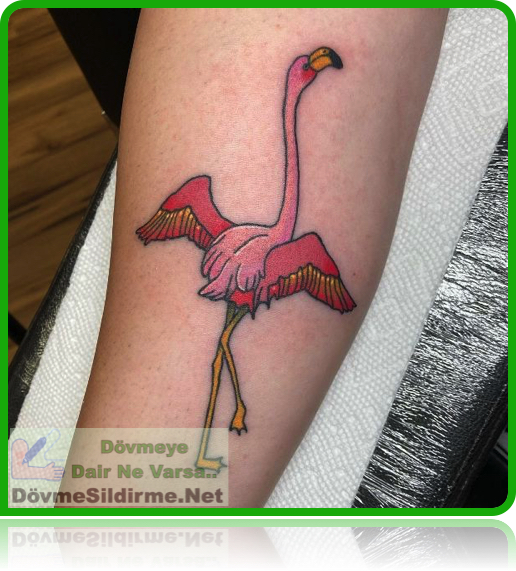 flamingo dövmesi, flamingo dövme modelleri ve flamingo dövmesi anlamı